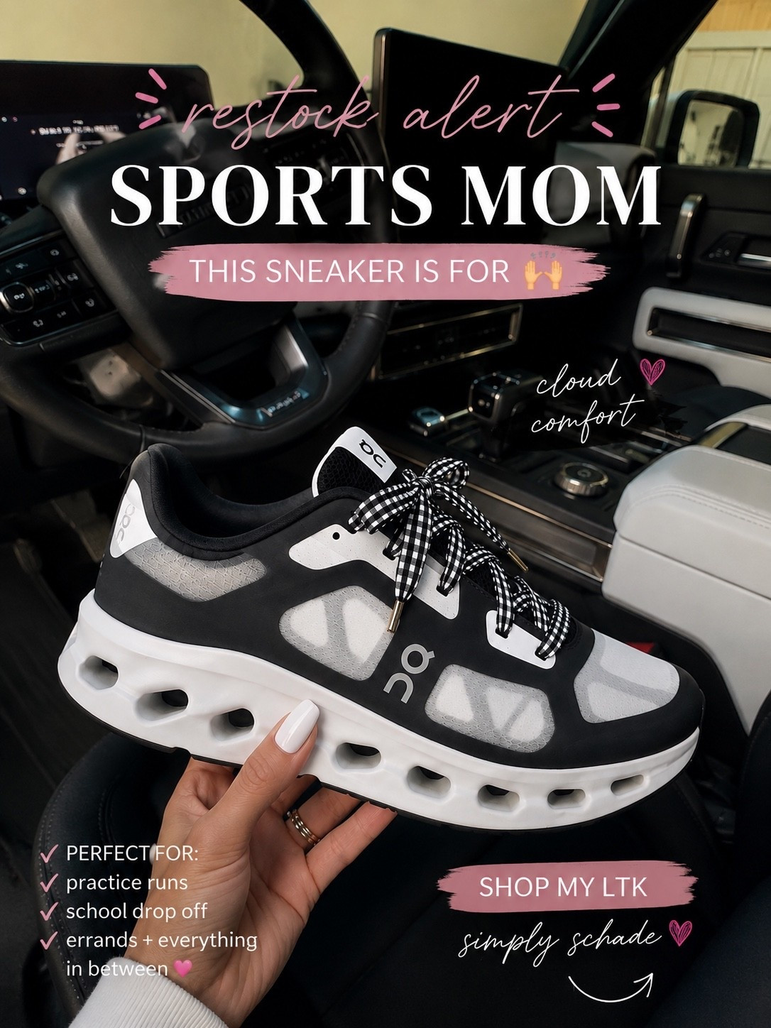 These Cloudtilt Remix sneakers are the perfect sports mom shoe 🖤🤍 Comfy enough for those long days of practices, games, errands + everything in between! I love the black & ivory combo and that chunky CloudTec sole. Cute, sporty and SO easy to style! 👟✨

Linked on my LTK! 💕

#LTKshoecrush #LTKfinds #LTKstyle #SportsMom #OnCloud #SneakerStyle #EverydayStyle

#LTKgrwm #LTKdayinmylife #LTKfitnessgoals