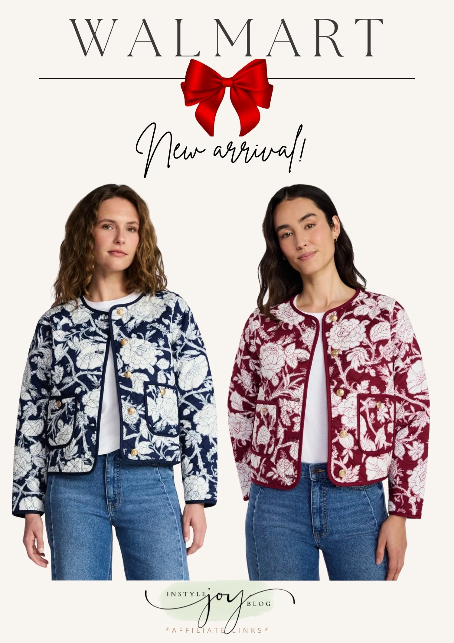 Walmart Time and Tru Women's Quilted Cotton Jacket, Sizes XS-XXXL

#LTKFindsUnder50 #LTKOver40 #LTKSeasonal