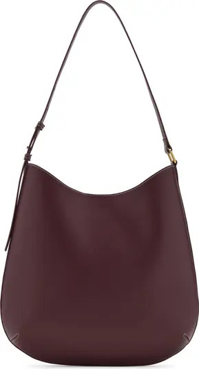 MANGO Large Oval Faux Leather Shoulder Bag | Nordstrom | Nordstrom