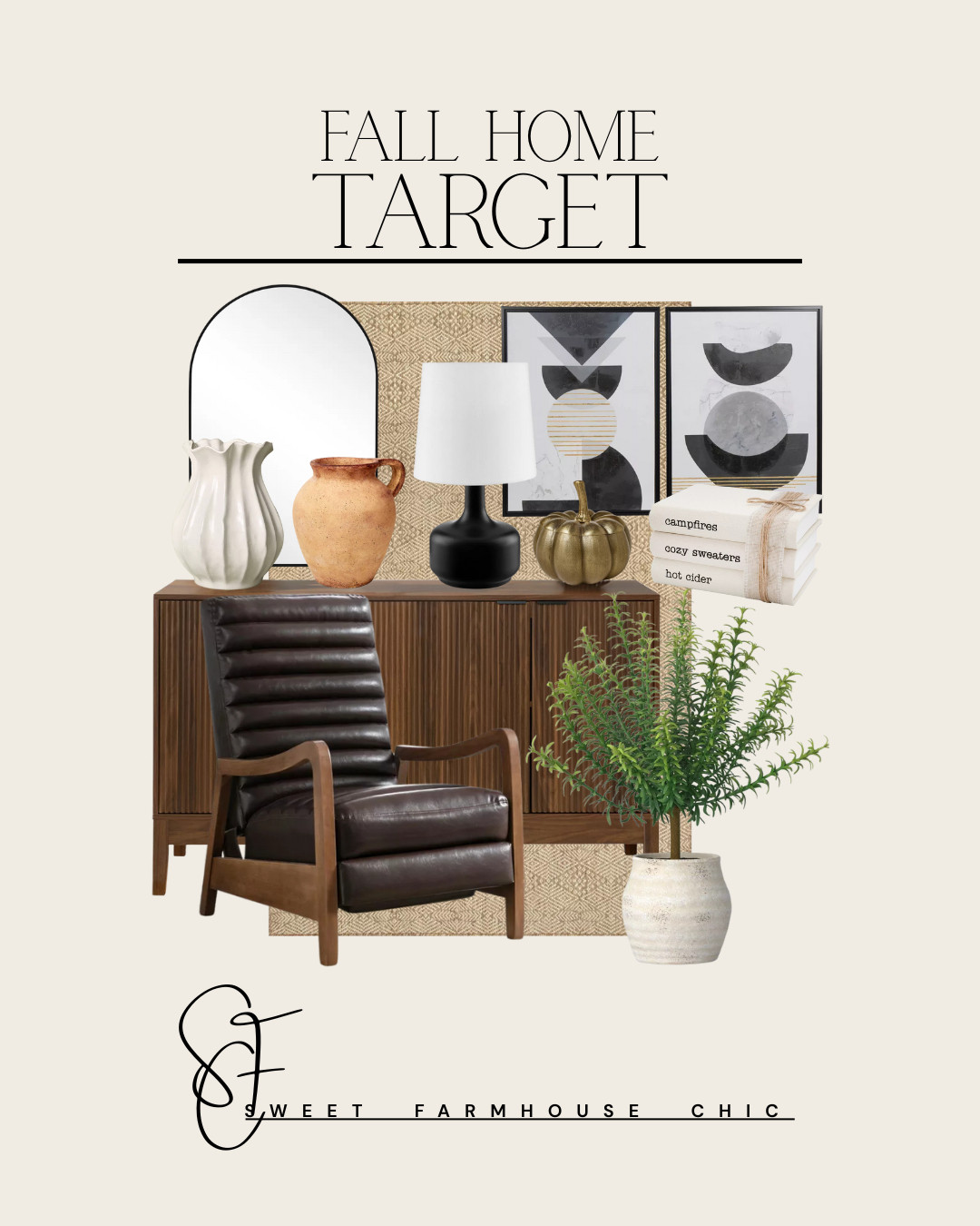 Target Fall Home 

// Fall, Fall 2025, Fall Home, Fall Decor,  Fall Home Decor, Target, Target Fall, Target Home, Target Home Finds, Target Decor,  Fall Living Room, Living Room, Living Room Decor, Living Room Inspo, Living Room Rug, Target Rug, Rugs, Target Wall Art, Wall Art Decor, Framed Wall Art, Framed Art, Table Lamp, Faux Plants, Faux Plants Indoor, Recliner, Recliner Living Room, Decorative Books, Cabinet, Storage Cabinet, Wall Mirror, Target Vase, Ceramic Vase, Pumpkin Decor 

 

#LTKSeasonal #LTKHome #LTKautumn