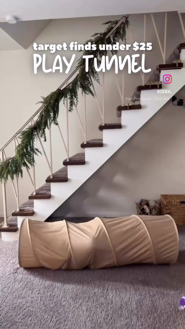 #targetfinds under $25 | I’m always looking for creative ways to keep my toddler occupied indoors during the winter + this play tunnel has become a fav of his! i love that it folds up and has a storage bag, making it easy to store away ✨ 

#rollicplay #gathre #playtunnel #montessoritoddler #playroominspo #toddleractivitiesathome

#LTKHome #LTKWatchNow #LTKKids