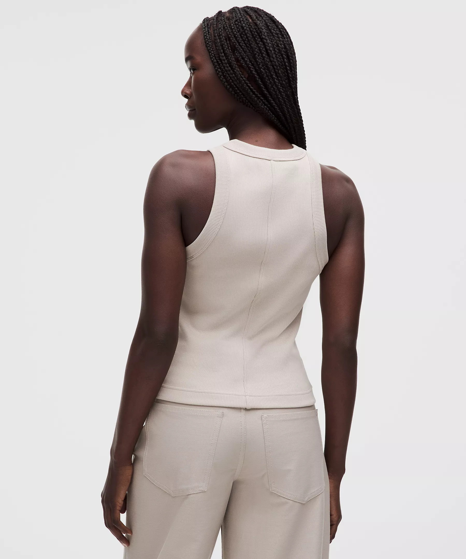 Ribbed Heavyweight Cotton Racerback Tank Top | Lululemon (US)