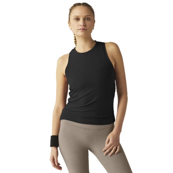 Women's Beyond Yoga Your Fit Crew Neck Tank Top Small Dark Spruce Green Heather | Scheels