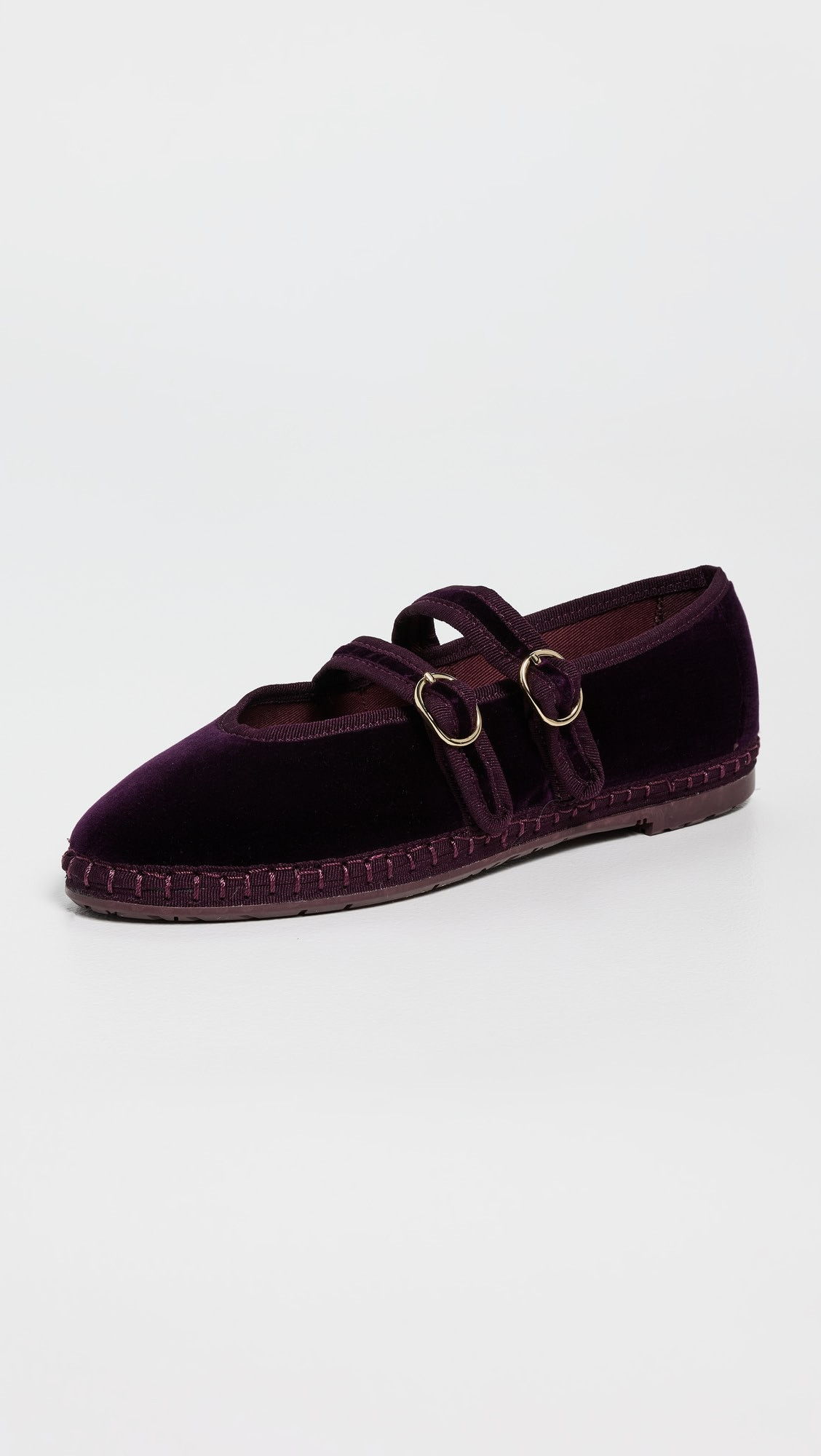 Claire Velvet Mary Jane Flats | Shopbop