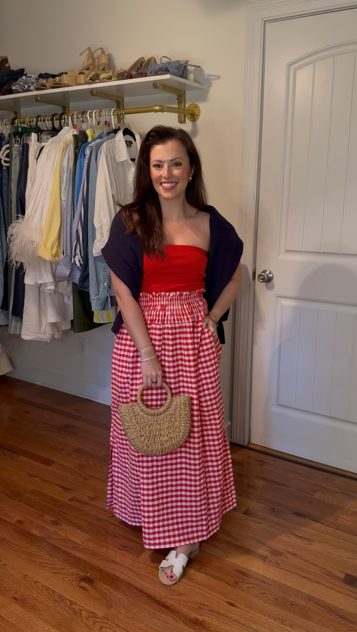 Fourth of July outfit
4th of July outfit ideas 
Red white and blue

Red top (small)
Red gingham skirt (small)
American Flag sweater (XS)

All Target finds! ❤️🇺🇸

#LTKSeasonal #LTKFindsUnder50 #LTKSummerEdit
