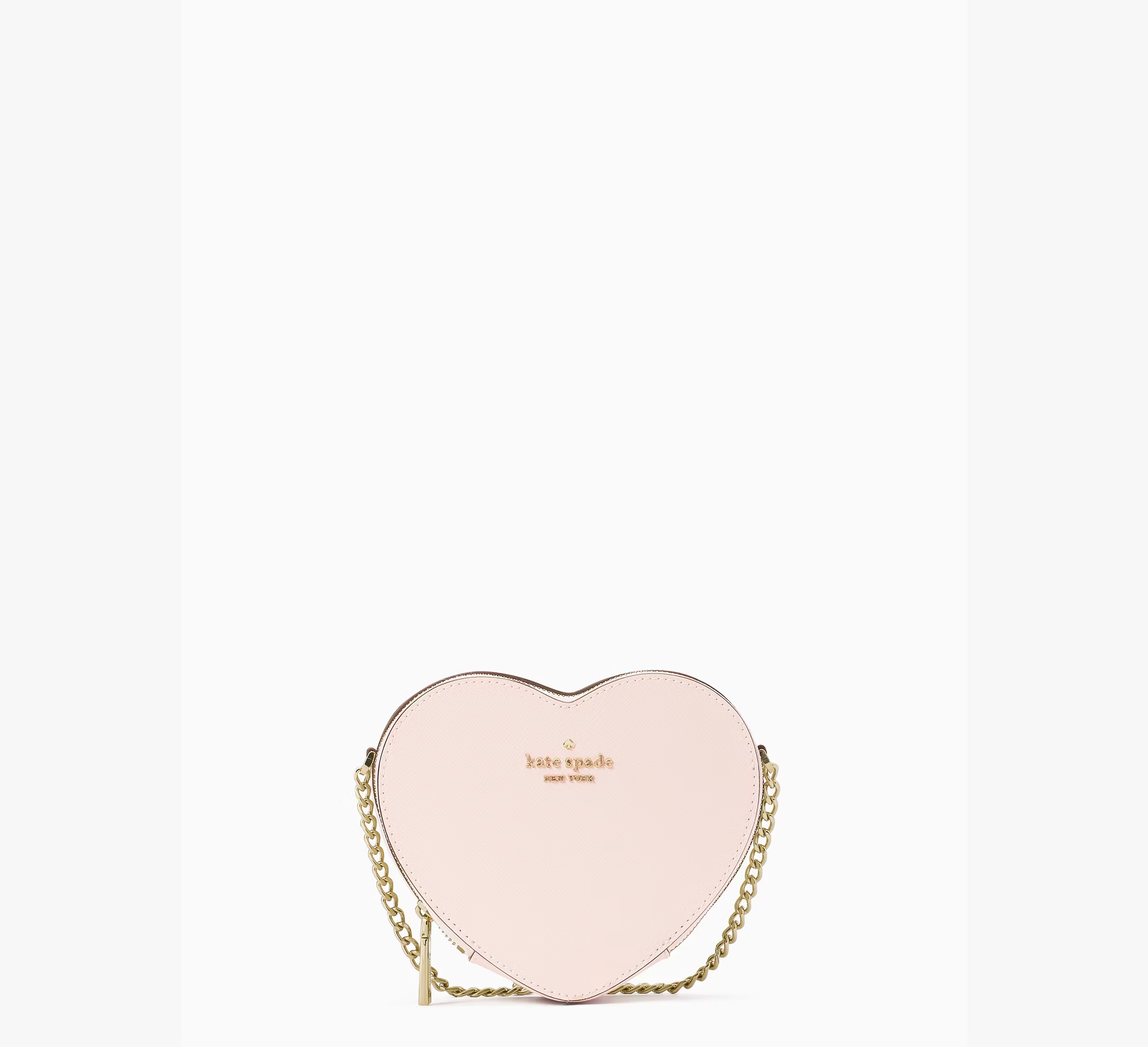 Kate Spade Love Shack Mini Heart Crossbody Purse, Light Rosebud | Kate Spade Outlet