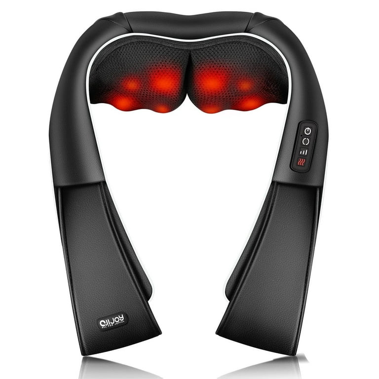 ALLJOY Shiatsu Shoulder Neck Massager with Heating, Deep Tissue 3D Kneading Massager, Use at Home... | Walmart (US)