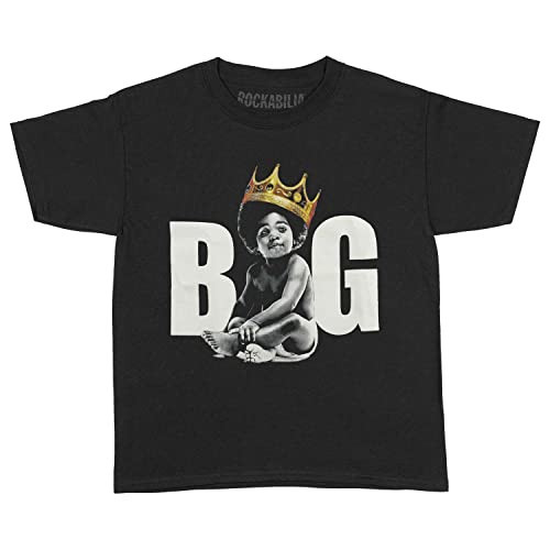 The Notorious B.I.G Unisex Child Biggie Youth T-Shirt T Shirt, Black, Medium US | Amazon (US)