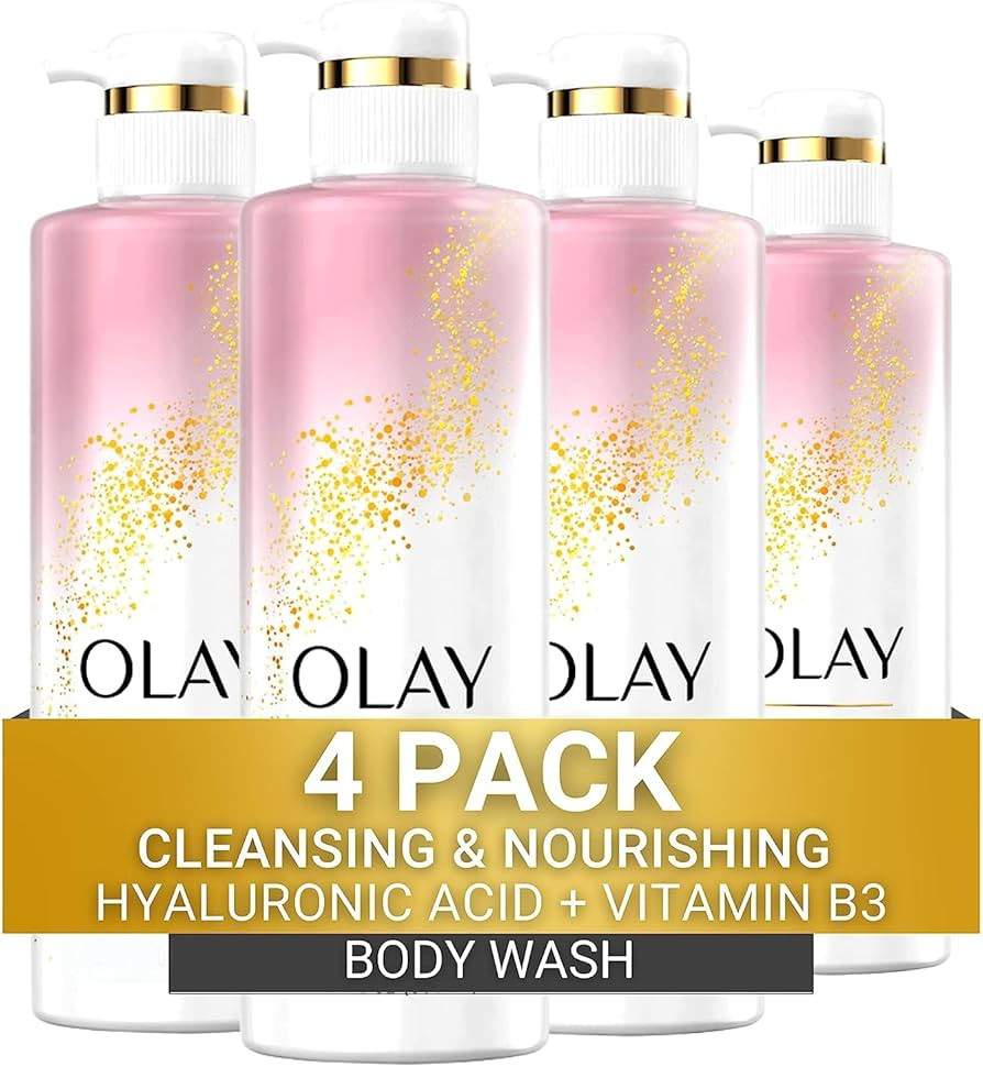 Olay Body Wash Cleansing & Nourishing for Women with Hyaluronic Acid & Vitamin B3 Complex, Long L... | Amazon (US)