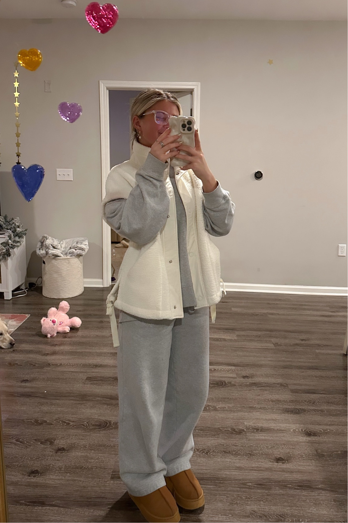 Top: XS
VEST: tiktok shop size S
Bottoms: XS

#LTKFindsUnder100 #LTKSeasonal #LTKStyleTip