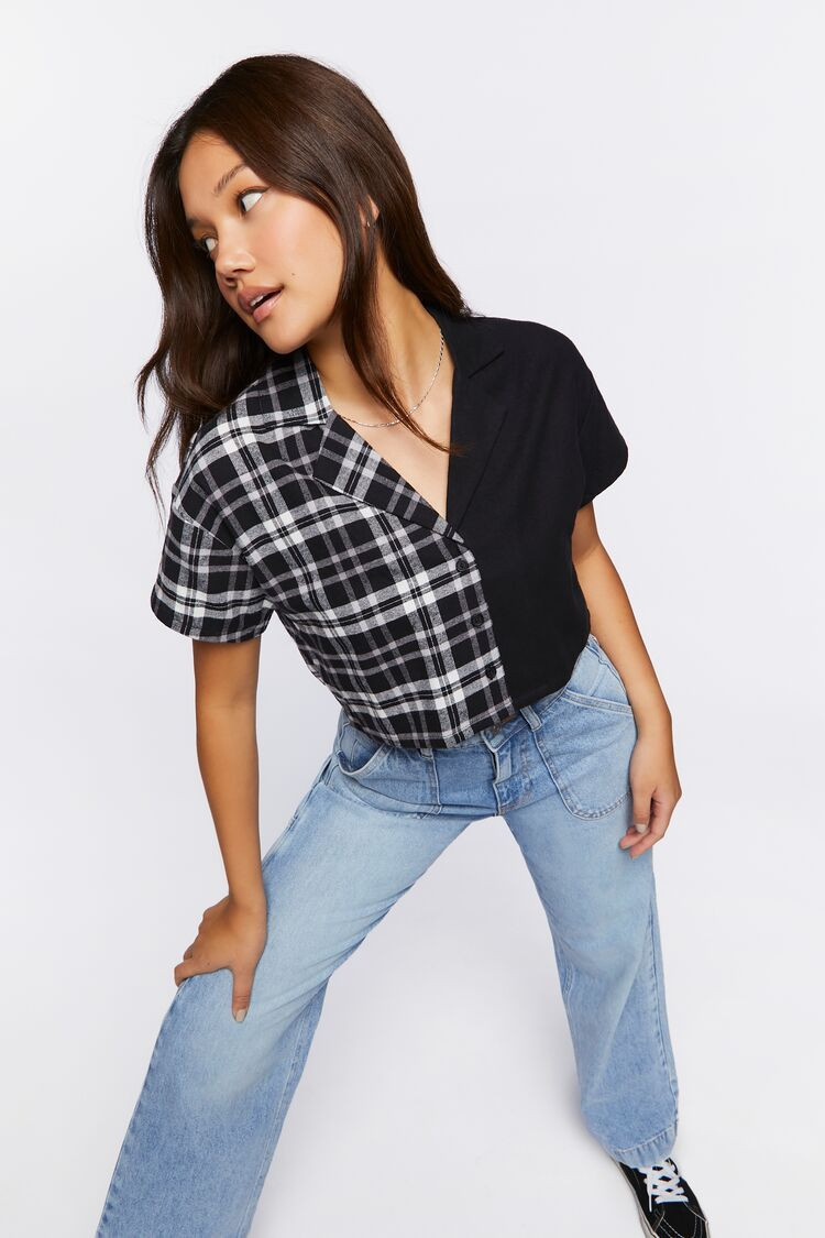 Women Recycled Cotton Wide-Leg Jeans in Light Denim, 29 | Forever 21 (US)