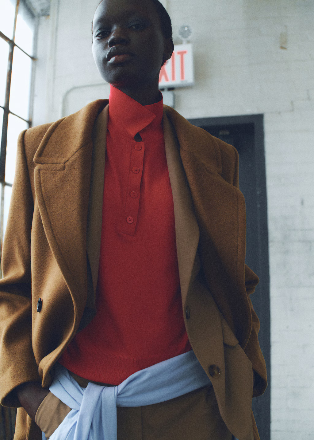 Structured wool coat - Women | MANGO United Kingdom | MANGO (UK)