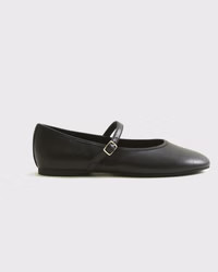 Mary Jane Round-Toe Flats | Abercrombie & Fitch (US)