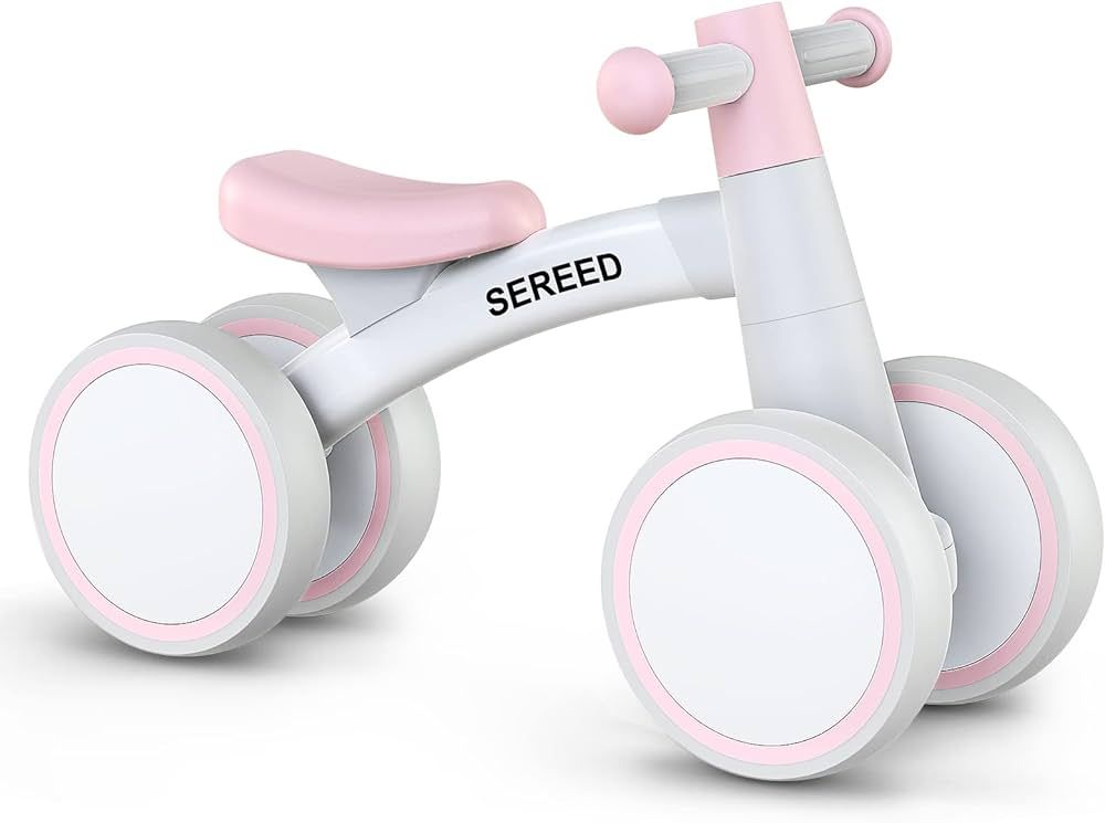 SEREED Baby Balance Bike for 1 Year Old Boys Girls 12-24 Month Toddler Balance Bike, 4 Wheels Tod... | Amazon (US)