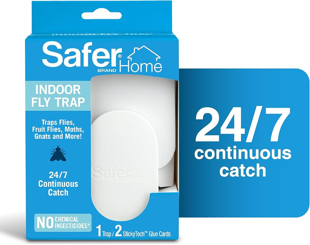 Safer Home SH502 Indoor Plug-In Fly Trap for Flies, Fruit Flies, Moths, Gnats, and Other Flying I... | Amazon (US)