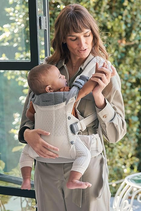 BabyBjörn Baby Carrier Harmony, Cream, 3D Mesh, 3-in-1 Ergonomic Baby Carrier; Newborn, Facing-i... | Amazon (US)