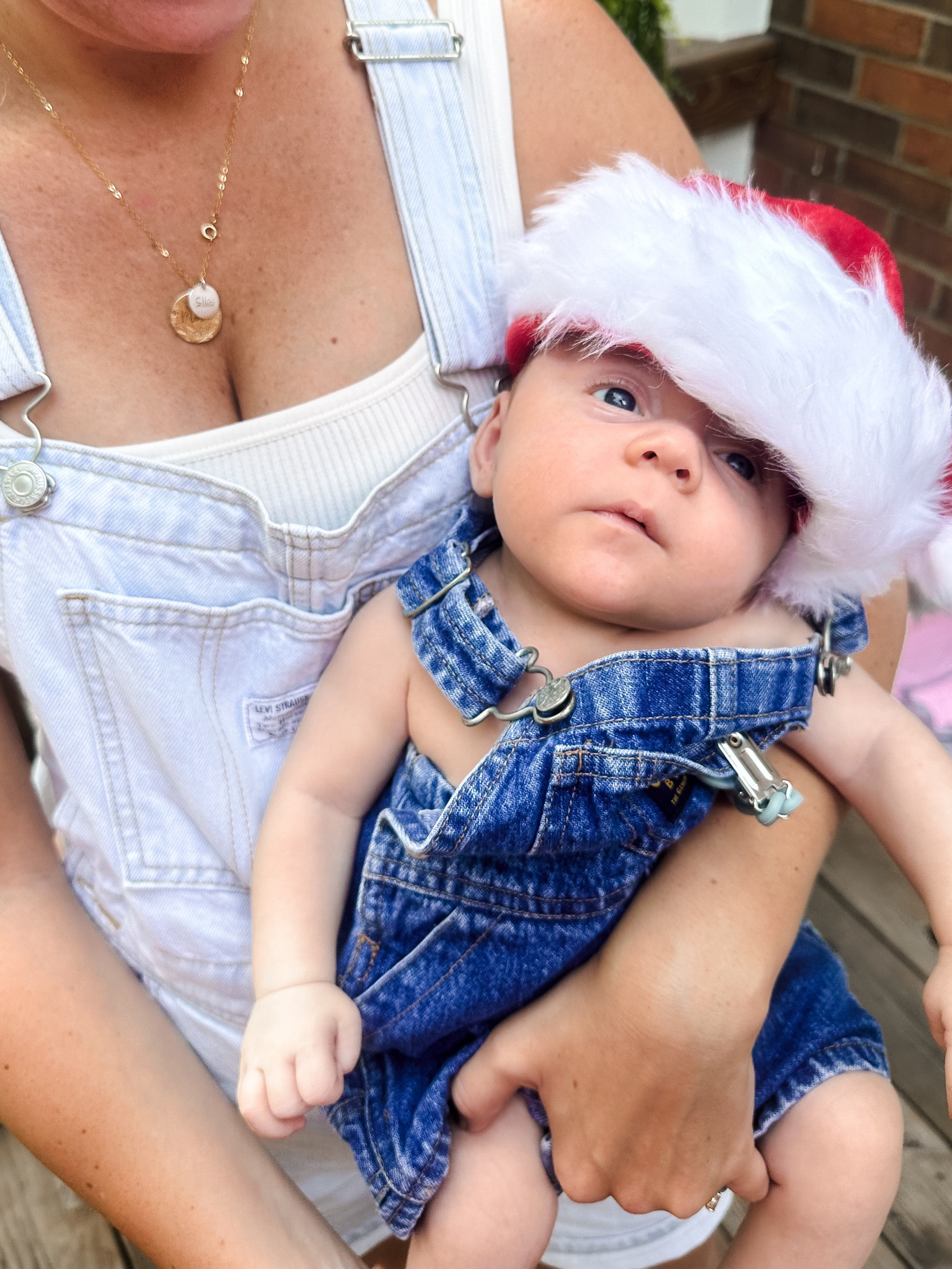 Baby boy and mommy matching in short overalls for Christmas in July party! We have these Oshkosh overalls in every size for our little country boy!

#LTKFindsUnder50 #LTKBaby #LTKFamily