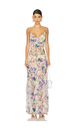 Elea Maxi Dress in Pink | Revolve Clothing (Global)