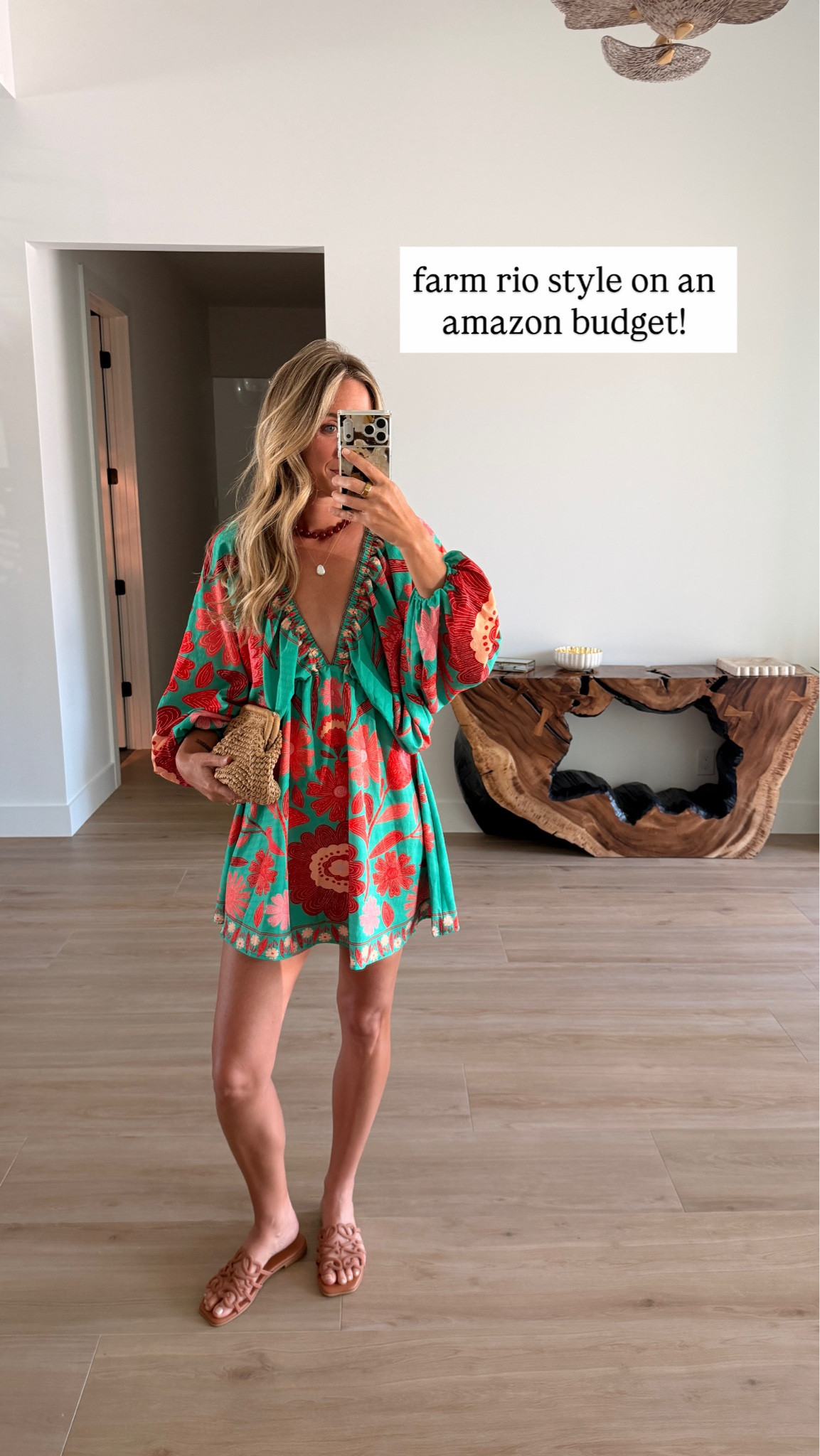 Amazon vneck mini dress 

#LTKSeasonal #LTKmomlife #LTKU