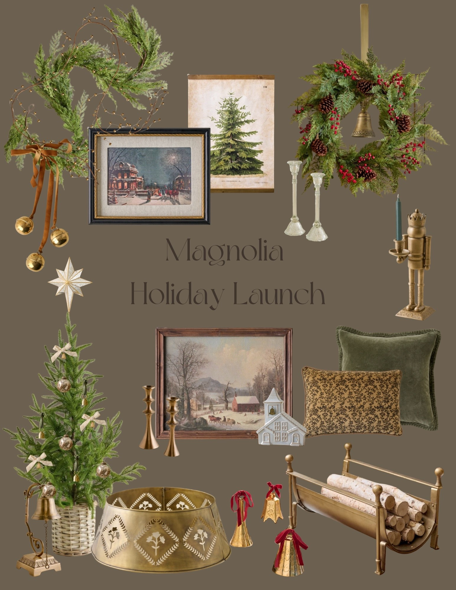 Classic Christmas just launched at Magnolia! 

#LTKSeasonal #LTKHome #LTKFindsUnder50