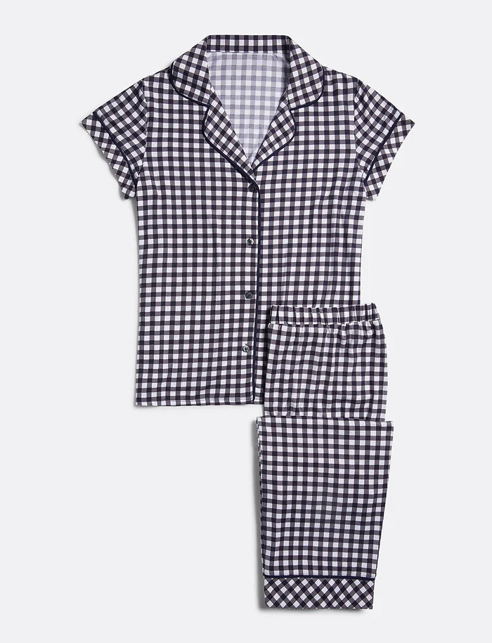 Linda Pajama Set in Gingham | Draper James (US)