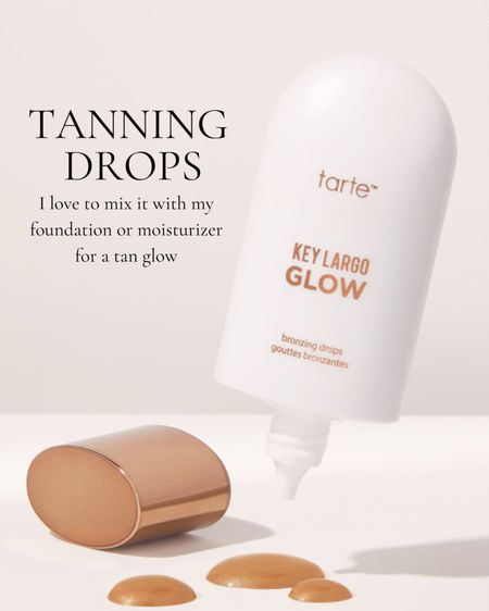 I have been using these drops and they are so good! I love that the drops keep my face tan looking good on the days I don’t use my sunless tanner! 

#tarte #cosmetics #tanningdrops #beauty

#LTKstyletip #LTKbeauty #LTKfindsunder50