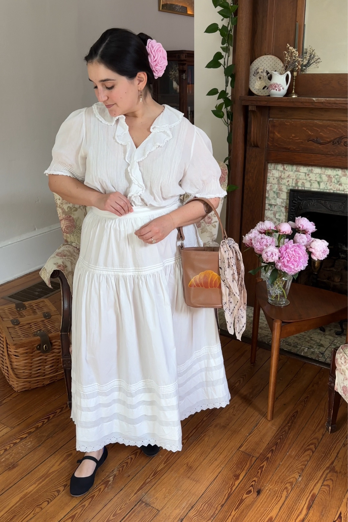 dressing like my favorite flower🌸🥐💕