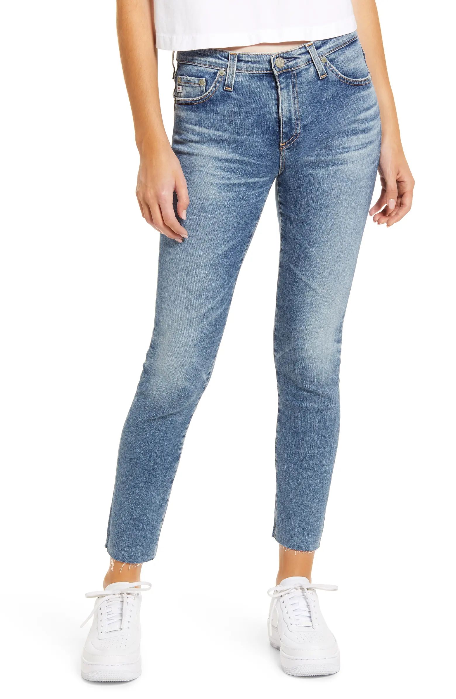 The Prima Raw Hem Ankle Skinny Jeans | Nordstrom