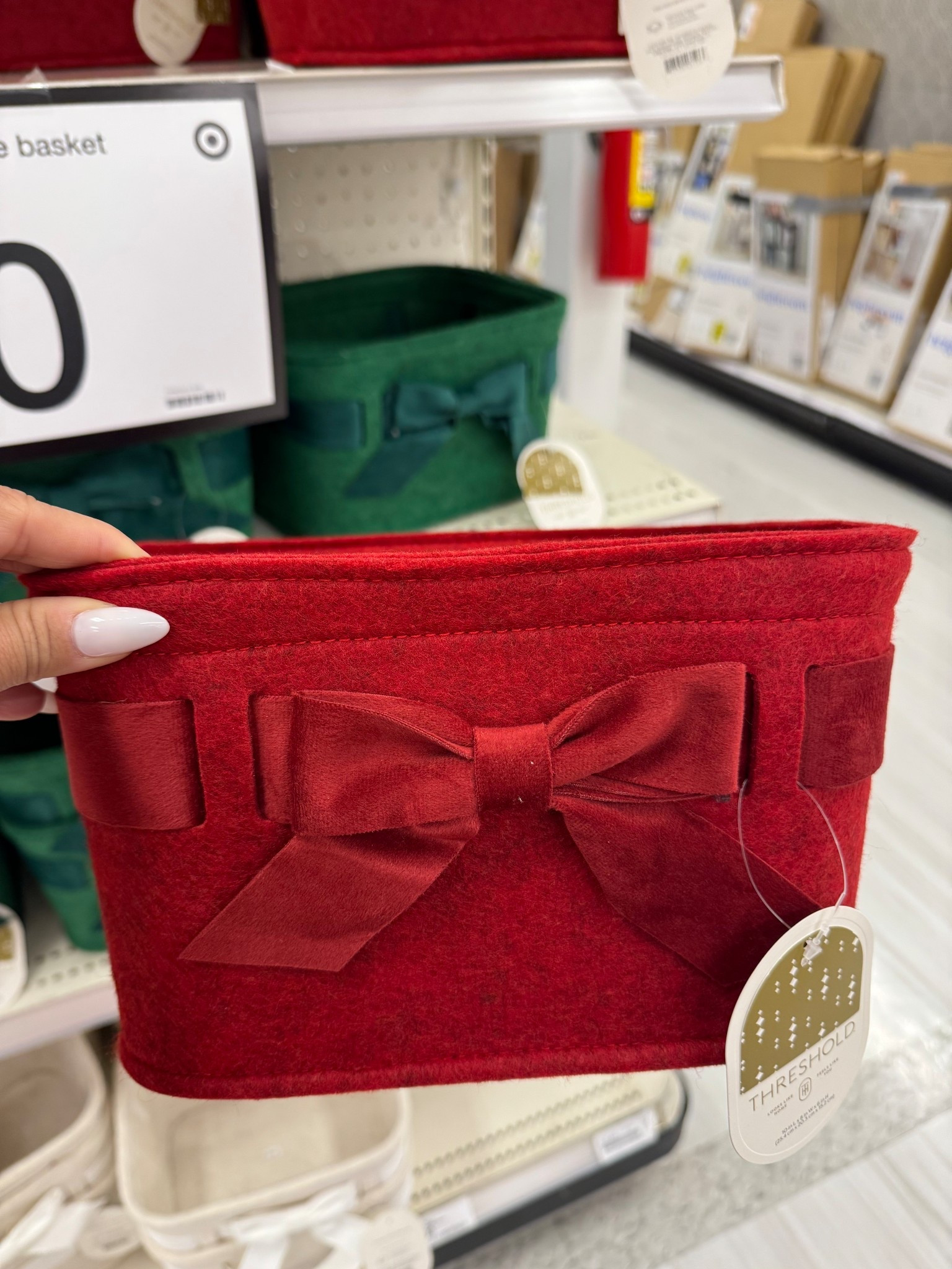 Felt Bow Decorative Basket - Threshold™

#LTKGiftGuide #LTKHoliday #LTKSeasonal
