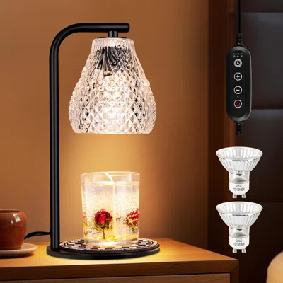 Candle Warmer Lamp, Electric Candle Warmer With Timer & Dimmer Remote, Bedroom Candle Wax Warmer With 2X50w Bulbs, Christmas Home Decor Aromatic Candl | Wayfair Professional