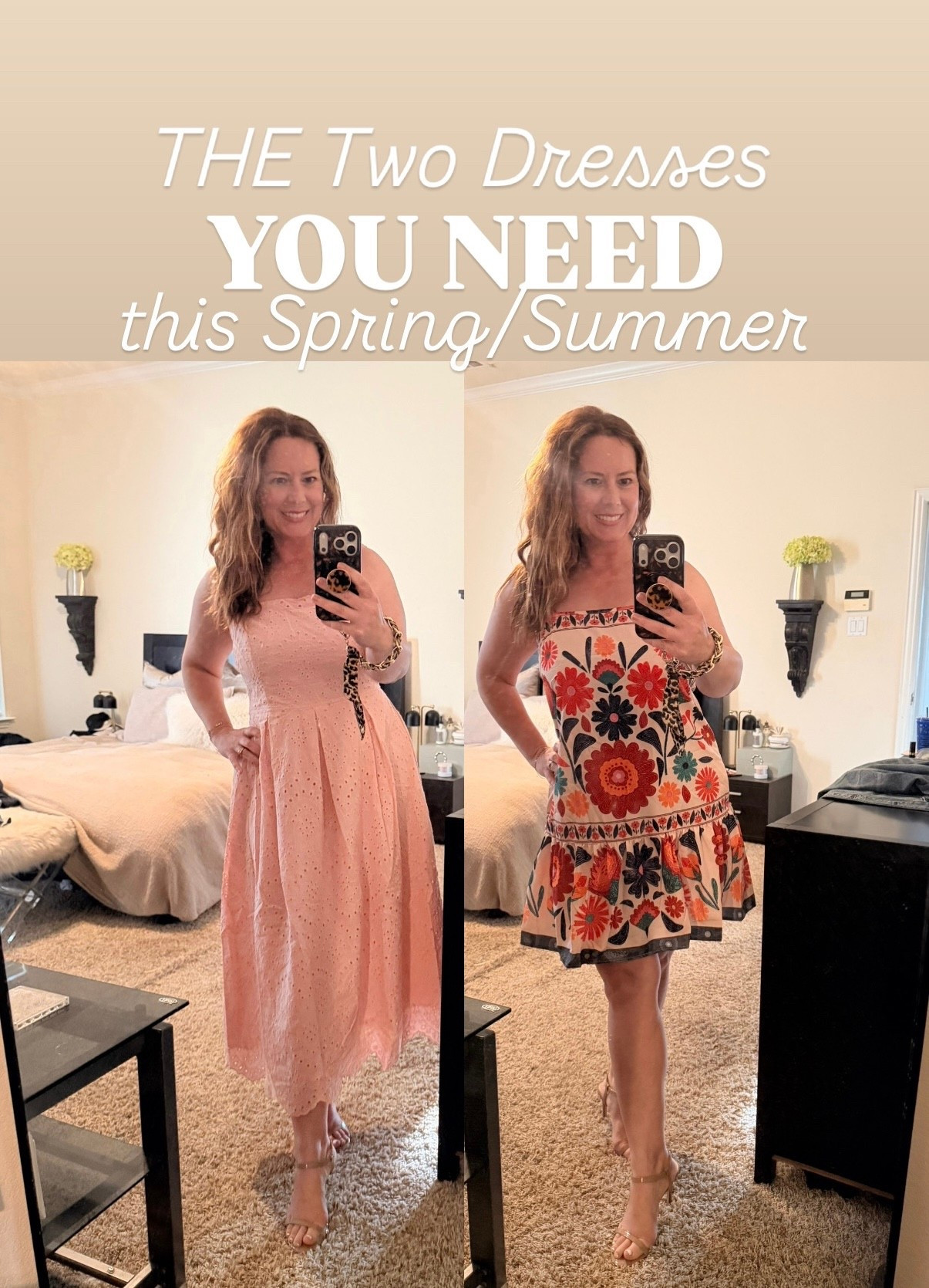 Two spring → summer dresses you’ll reach for on repeat 🌸☀️
The first is that soft, feminine, effortless moment—lightweight, flattering, and perfect for brunch, church, or anything in between.
The second is your fun statement dress—bold, happy, and guaranteed compliments every time you walk in the room.
Both are easy, comfortable, and feel way more expensive than they are 🙌🏼
If you’re refreshing your wardrobe for warmer days…these are it.
✨ Which one are you choosing—classic or bold?

#LTKootd #LTKSeasonal #LTKgrwm
