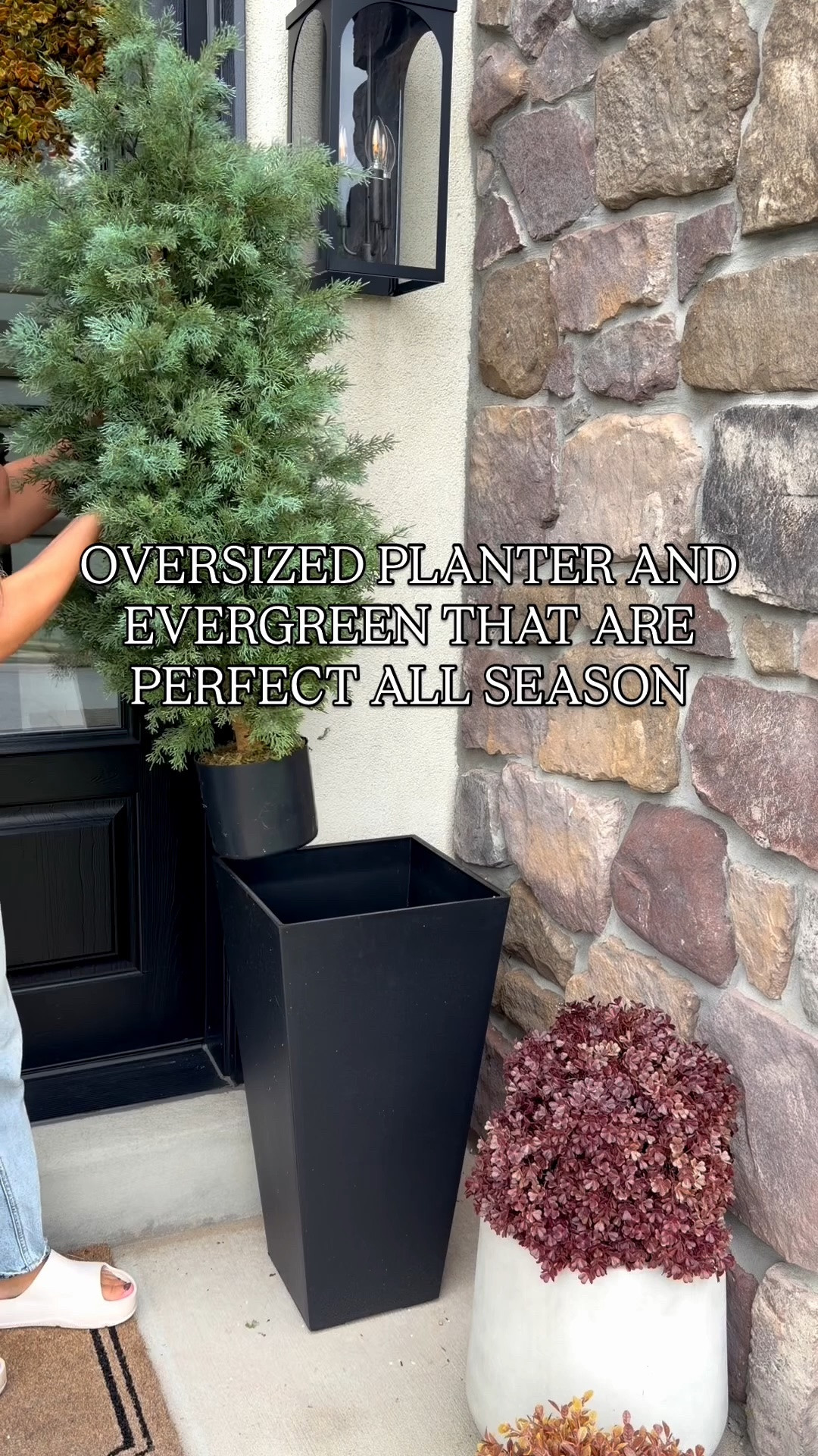 The easiest way to add instant curb appeal 🤍 This planter + faux cedar tree combo gives your porch that timeless, elevated look with zero maintenance! 🌿 Perfect for transitioning your outdoor space from season to season.

#frontporch #porchdecor #curbappeal #outdoordecor #planter #cedartree #fauxtree #frontporchinspo #ltkhome #ltkfinds

#LTKSaleAlert #LTKHome #LTKSeasonal