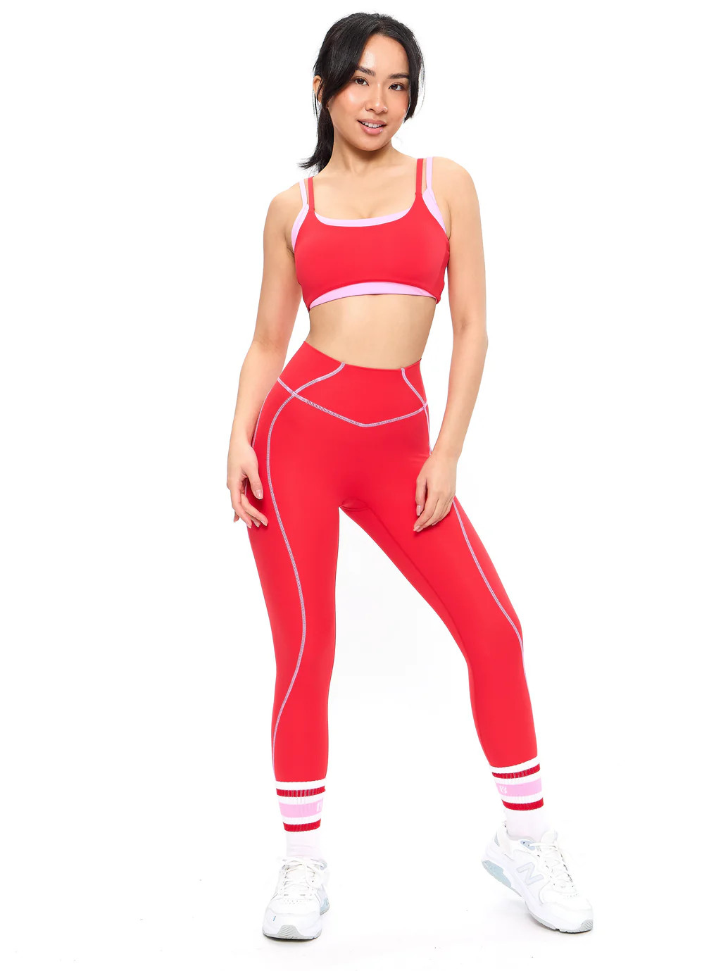 Story Sports Bra - Salsa Red | Buffbunny