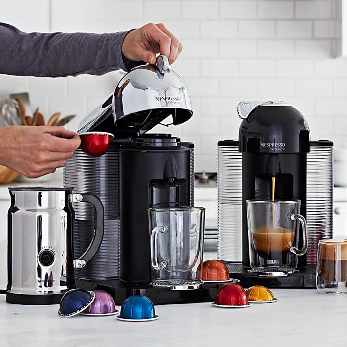 Nespresso Vertuo Coffee Maker & Espresso Machine with Aeroccino Milk Frother By De'Longhi | Williams-Sonoma