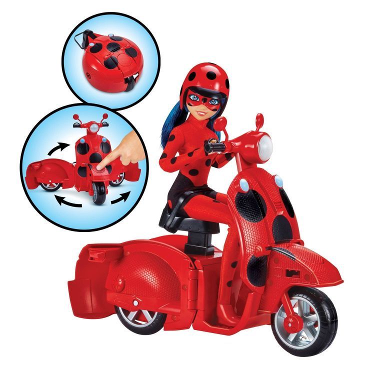 Miraculous Switch 'N Go Scooter with Ladybug Doll | Target