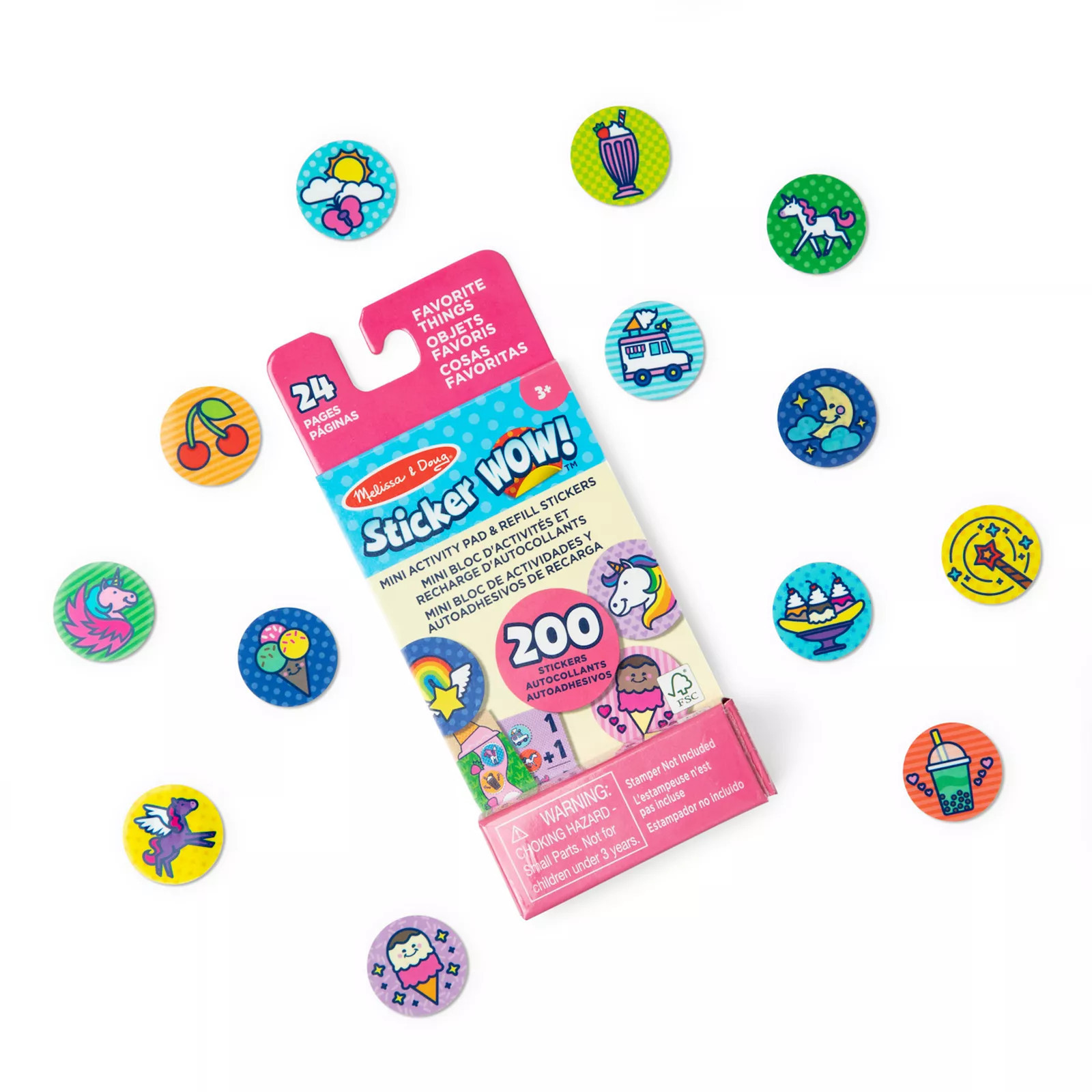 Melissa & Doug Sticker WOW!® Mini Activity Pad & Refill Stickers, Multi | Kohl's