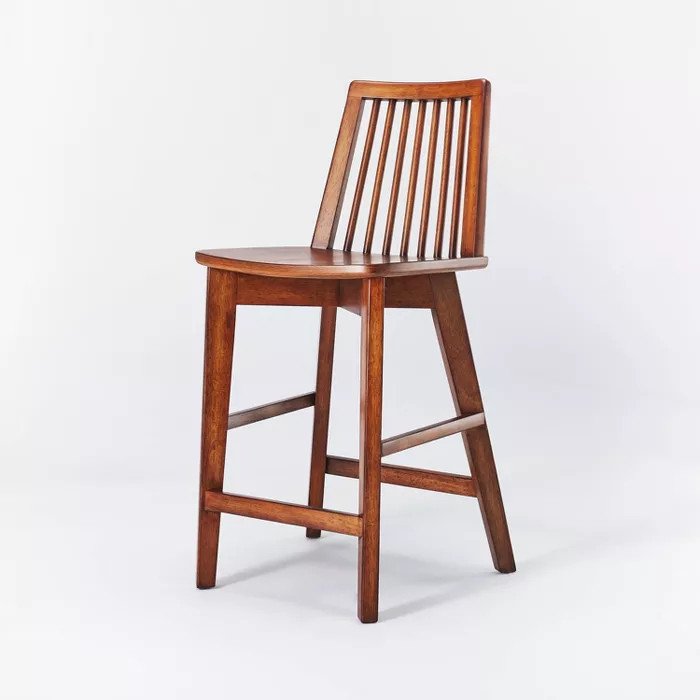 Linden Modified Windsor Wood Counter Height Barstool - Threshold™ designed with Studio McGee | Target