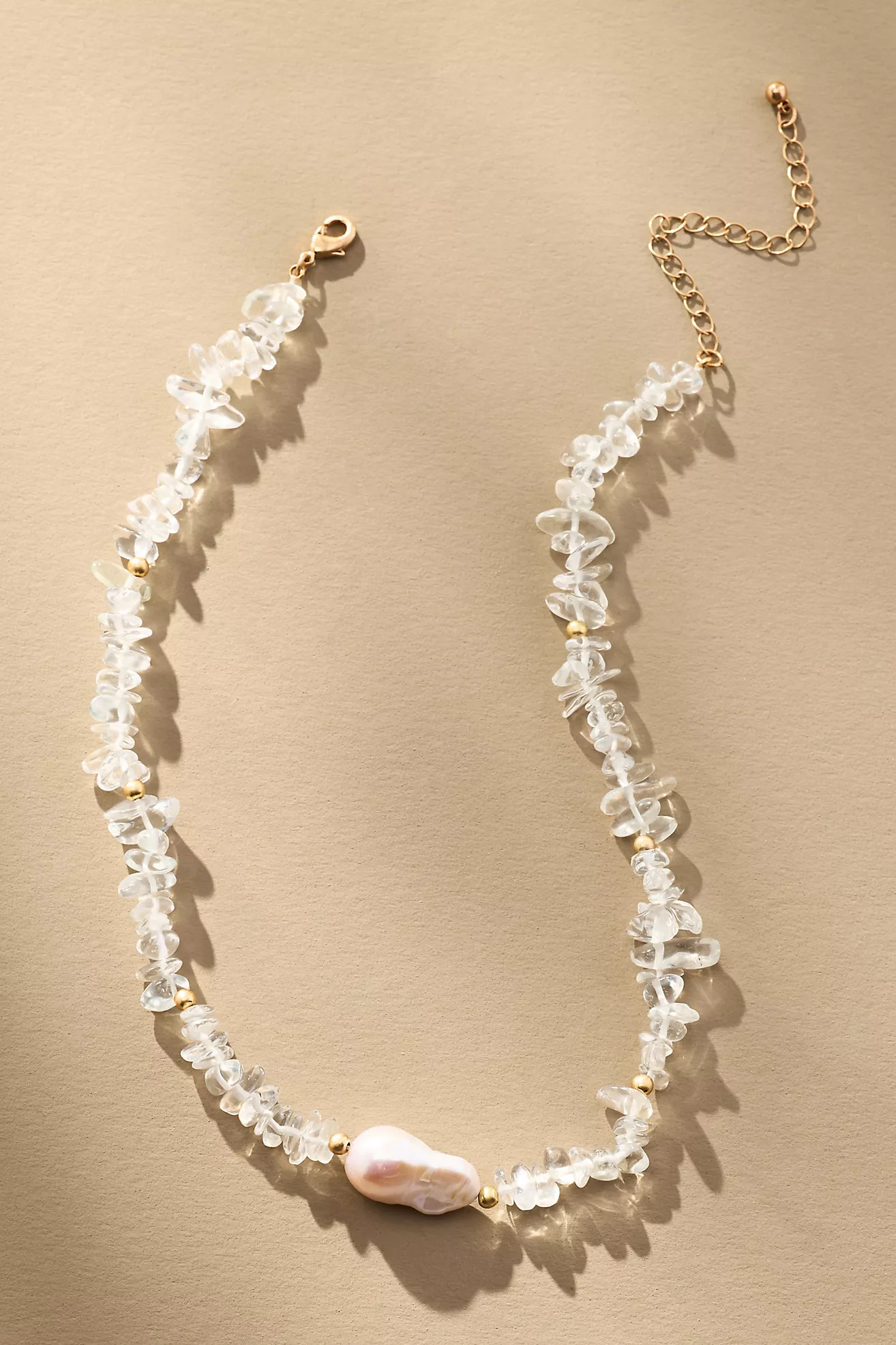 Rock Crystal Pearl Necklace | Anthropologie (US)