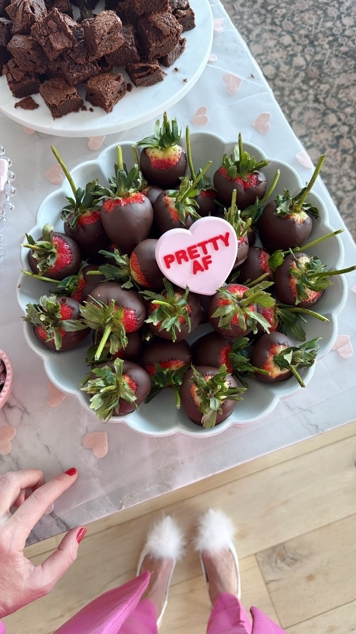 Valentine’s Day decor ❤️🍓

Pretty
Girly
Heels
Galentines 
Party 

#LTKHome #LTKValentine