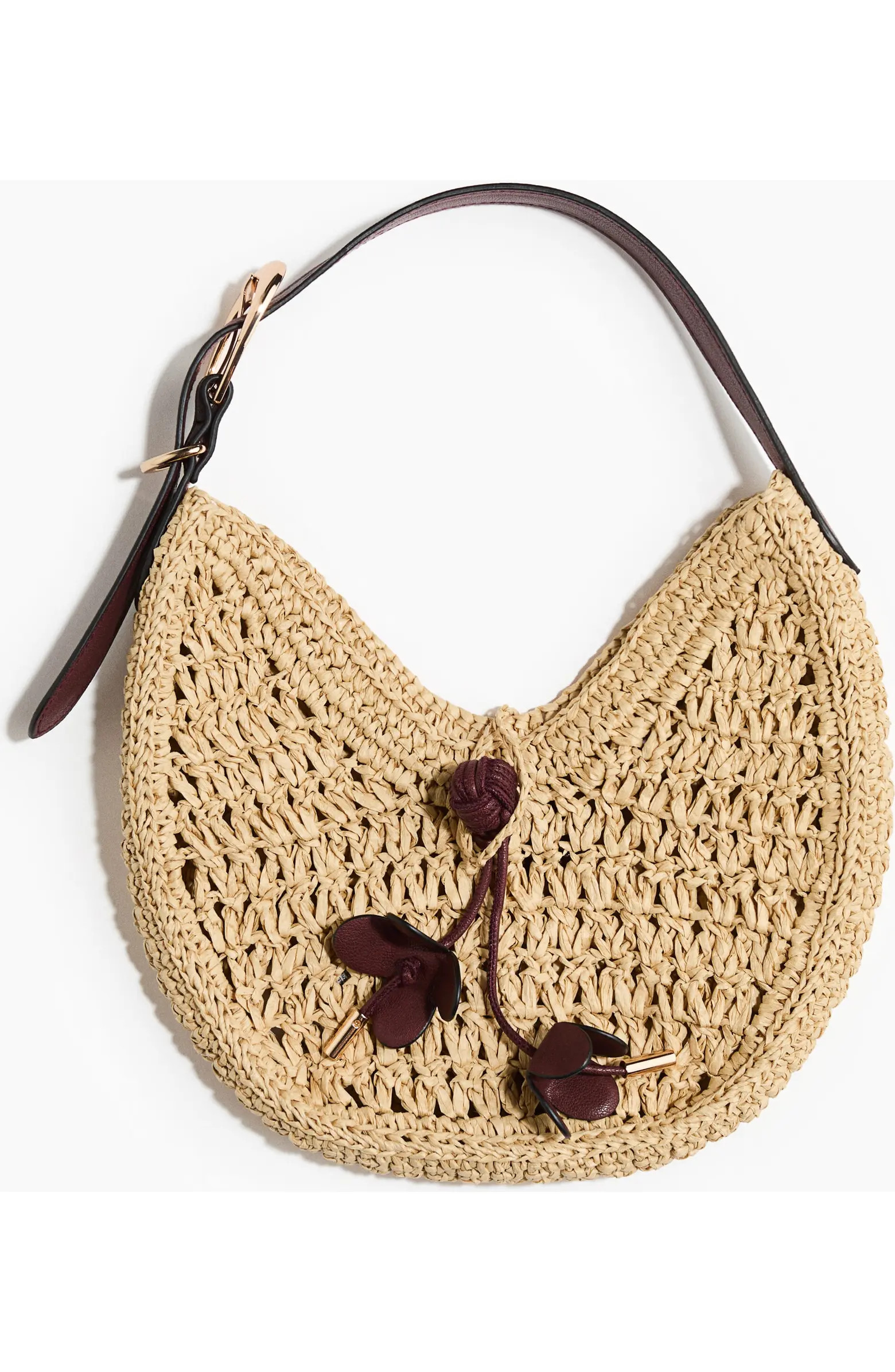 H&M Straw Shoulder Bag | Nordstrom | Nordstrom