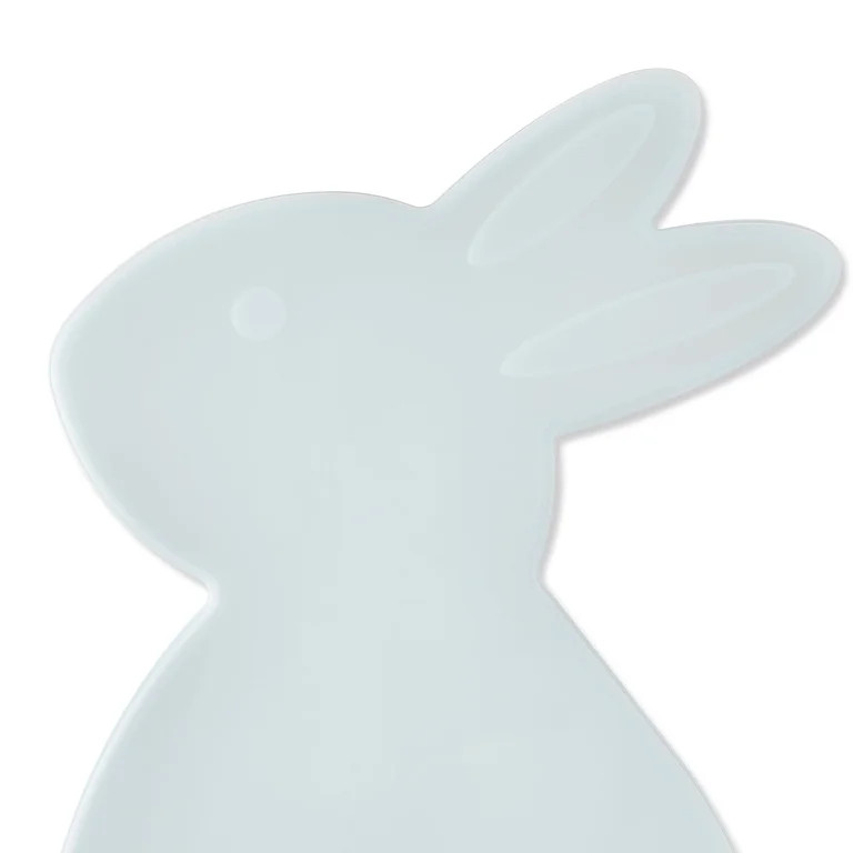 Bunny-Shaped Plastic Container, White, 17", Easter by Way To Celebrate | Walmart (US)
