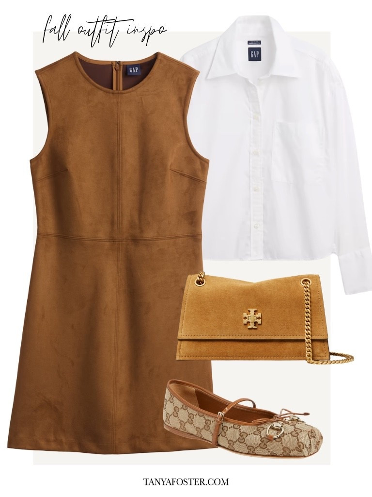 Chic fall outfit inspo! Layer your button down under a sleeveless dress for effortless prep style.

#LTKootd #LTKSeasonal