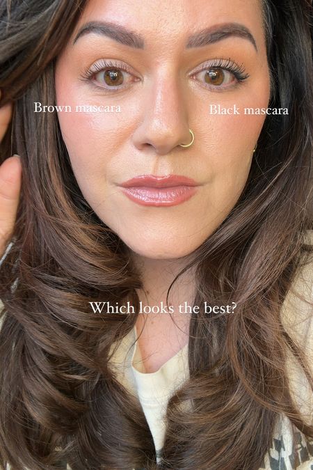 Viral brown mascara vs. my fave black mascara 

#LTKstyletip #LTKbeauty #LTKMostLoved