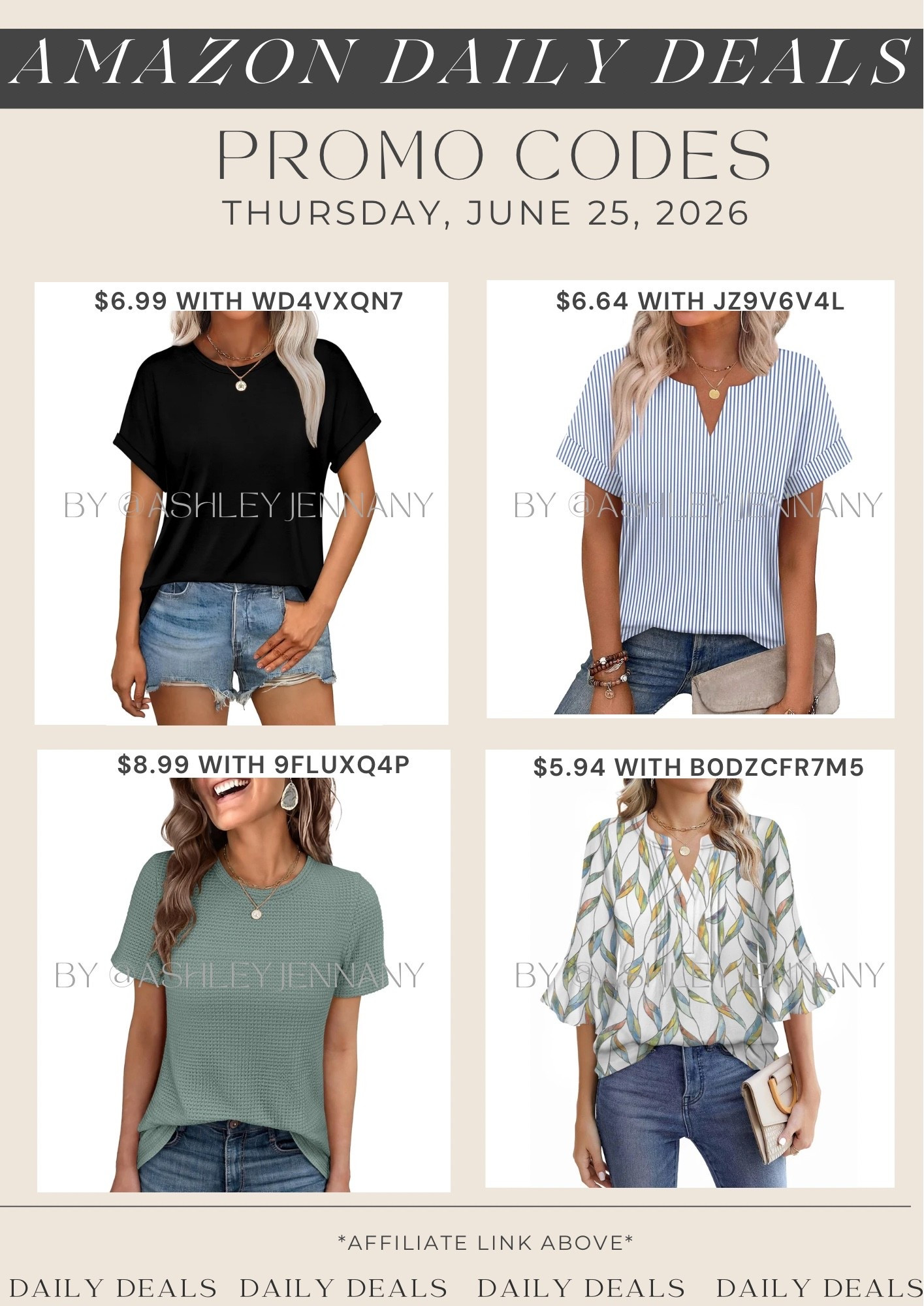 Amazon deals

#LTKSaleAlert #LTKMidsize #LTKootd