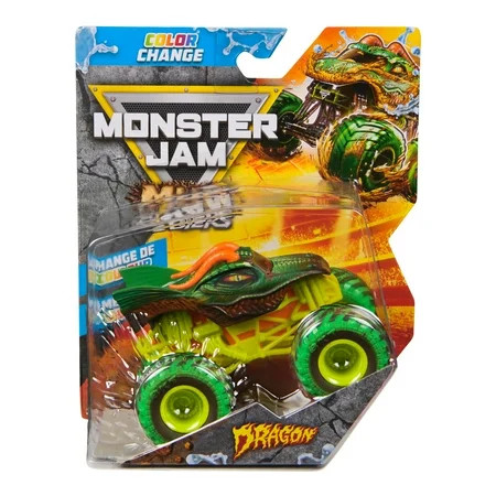 Monster Jam Mud Blasters, Dragon Color Change Monster Jam Truck, 1:64 Die Cast Vehicle, Kids Toys for Boys and Girls 3+ | Walmart (US)