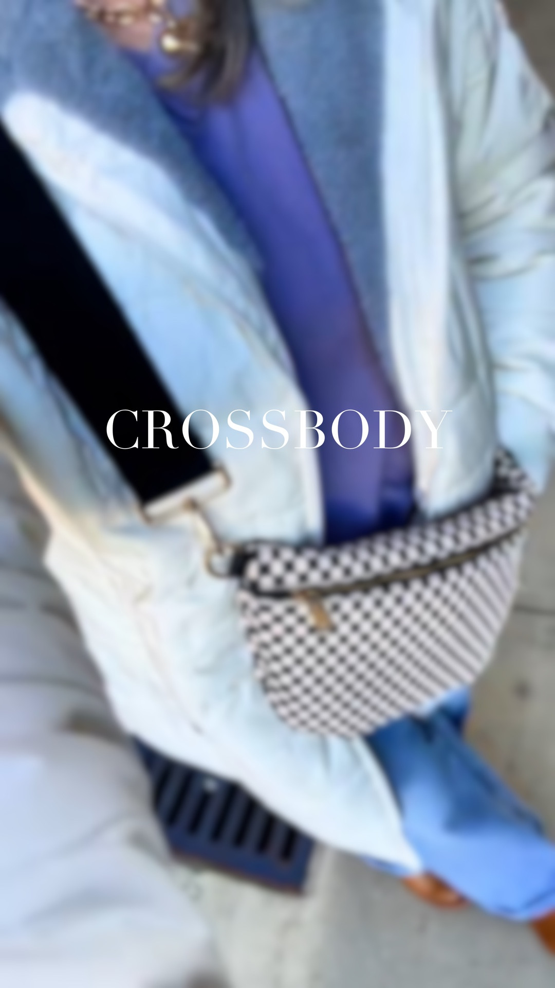 💕Crossbody bum bag and it comes in other colors! So cute in the checkered pattern. Real vegan leather and not printed on! 

#LTKMidsize #LTKOver40 #LTKSaleAlert