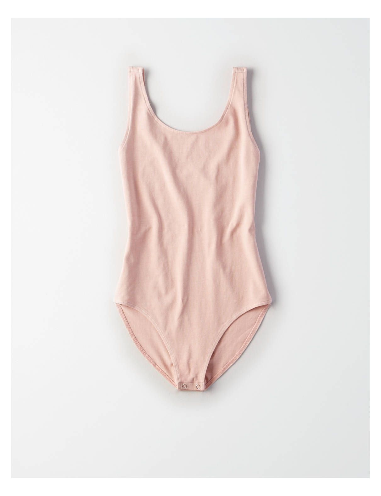 AE Basic Scoop Neck Bodysuit, Mauve | American Eagle Outfitters (US & CA)