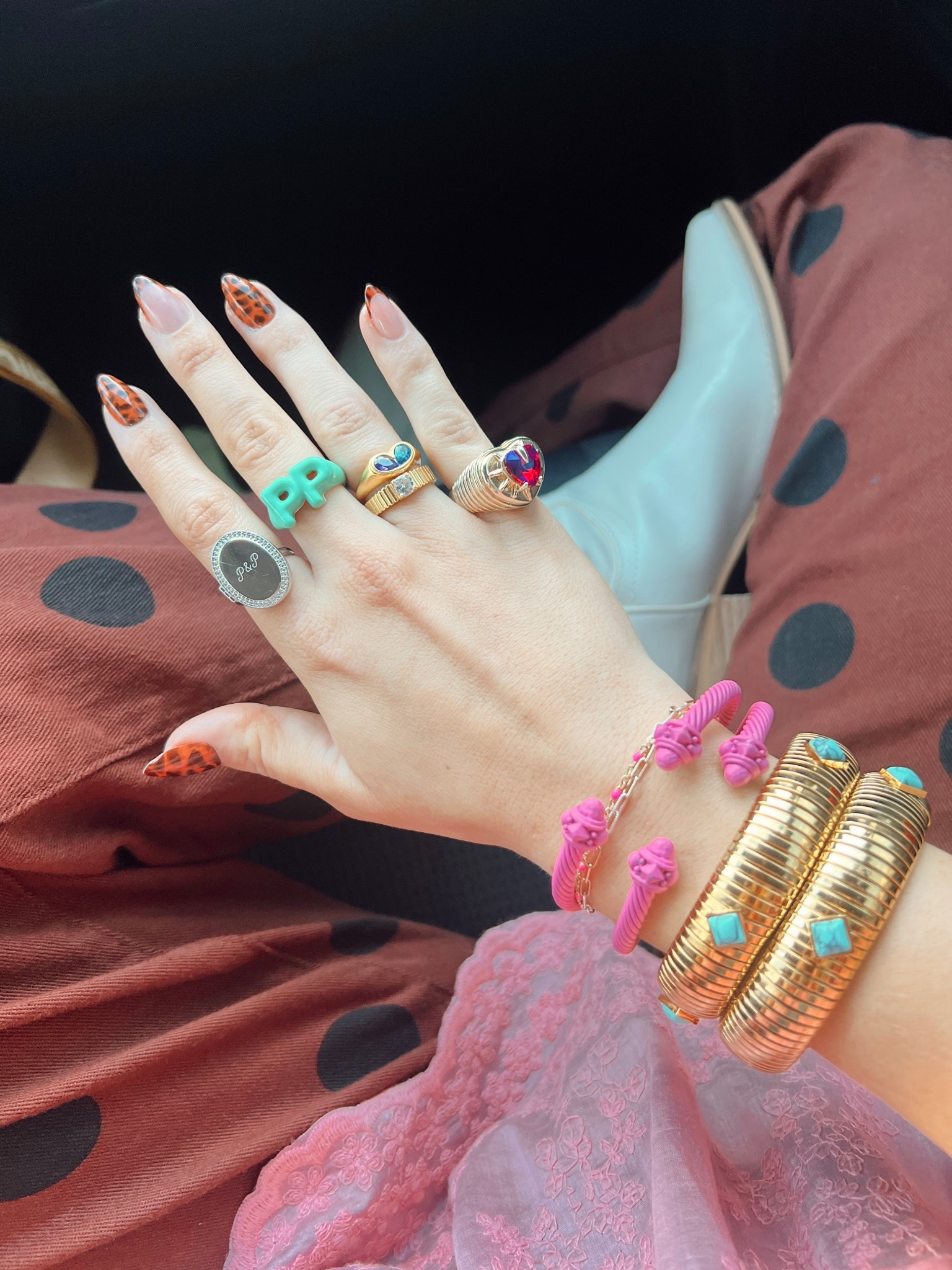 A jewelry stack is always the answer!!! #dopaminedressing #jewelry 

#LTKootd