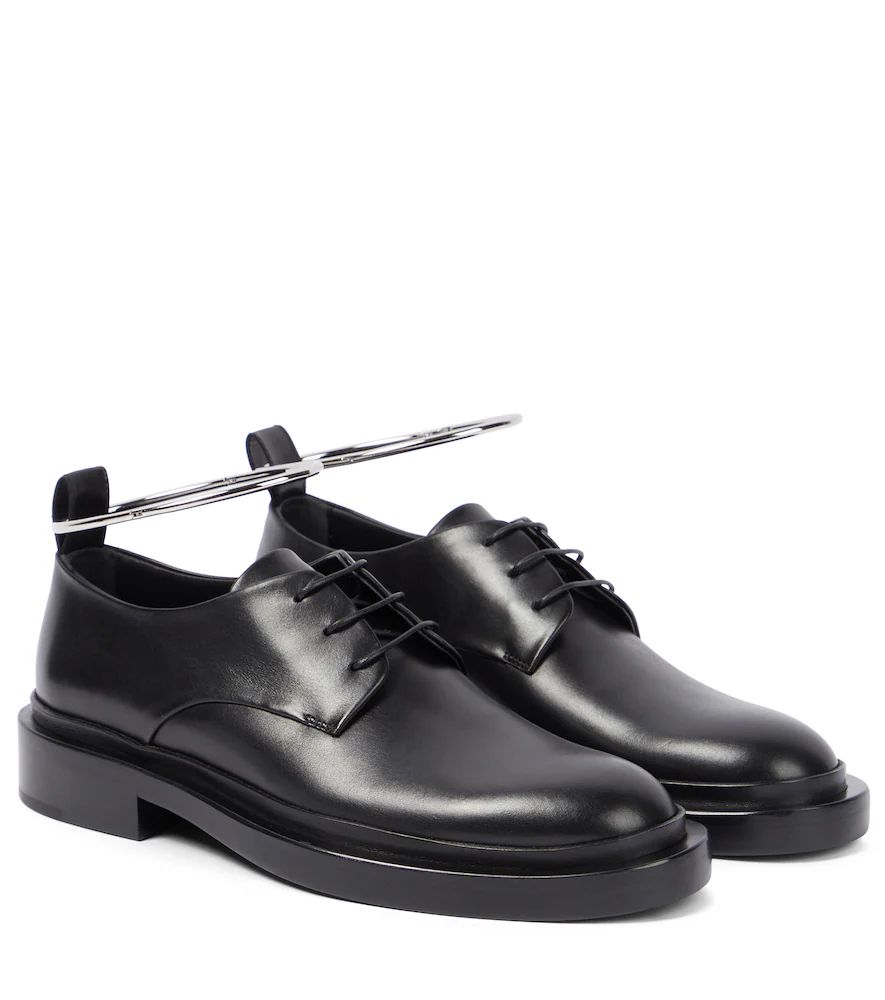 Jil Sander Anklet leather Derby shoes | Mytheresa (UK)