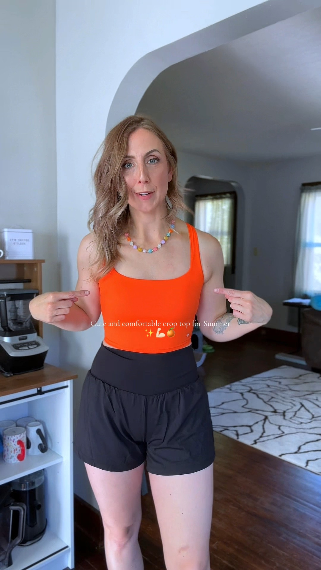 Wearing medium in short and small in top

#LTKmomlife #LTKootd #LTKActive